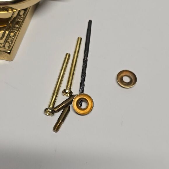 Vintage Lillian Vernon Brass Monogram "W" Door Knocker Baroque Hollywood Regency - Picture 6 of 9